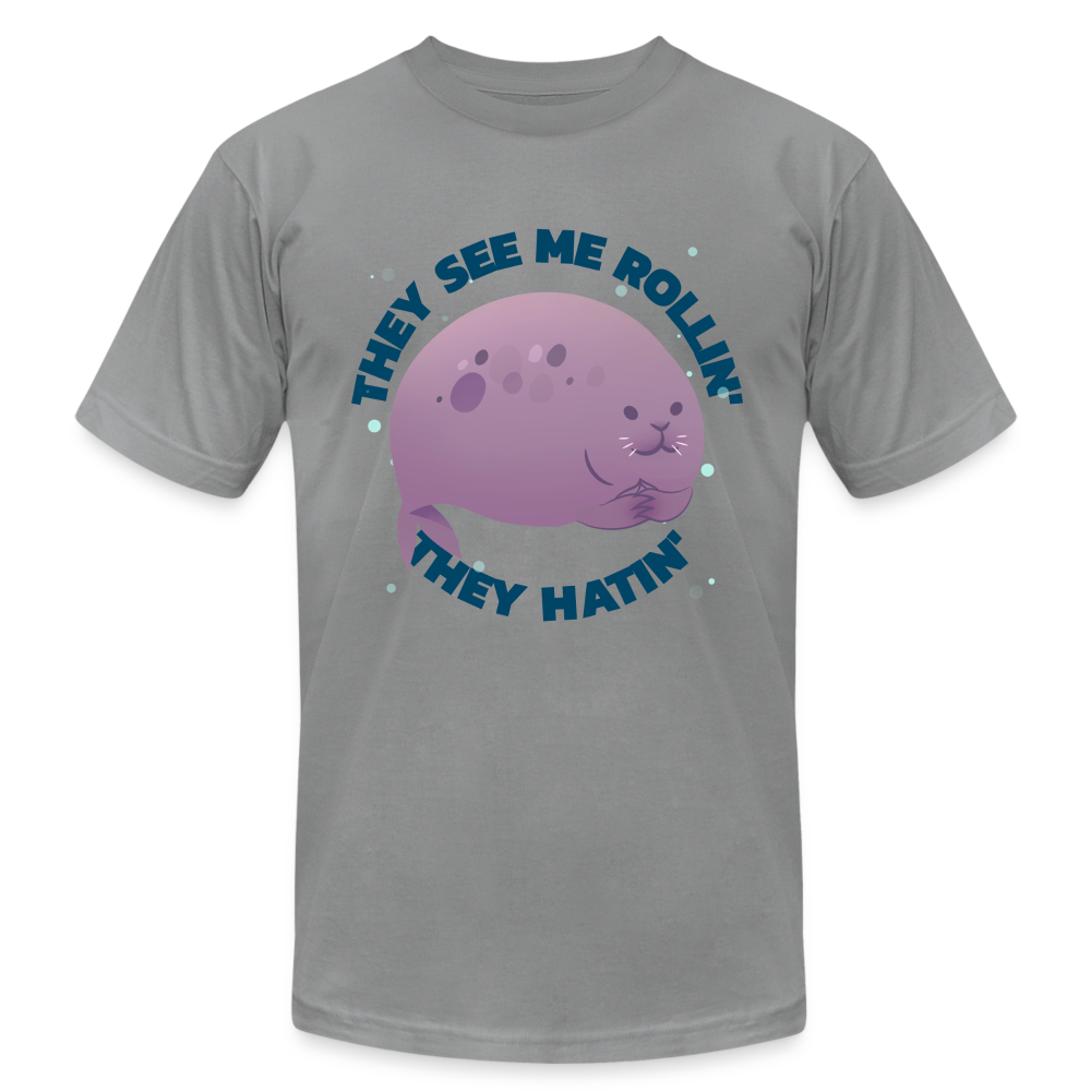 They See Me Rollin' Unisex Tee - slate