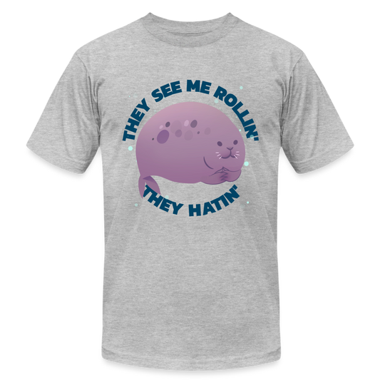 They See Me Rollin' Unisex Tee - heather gray